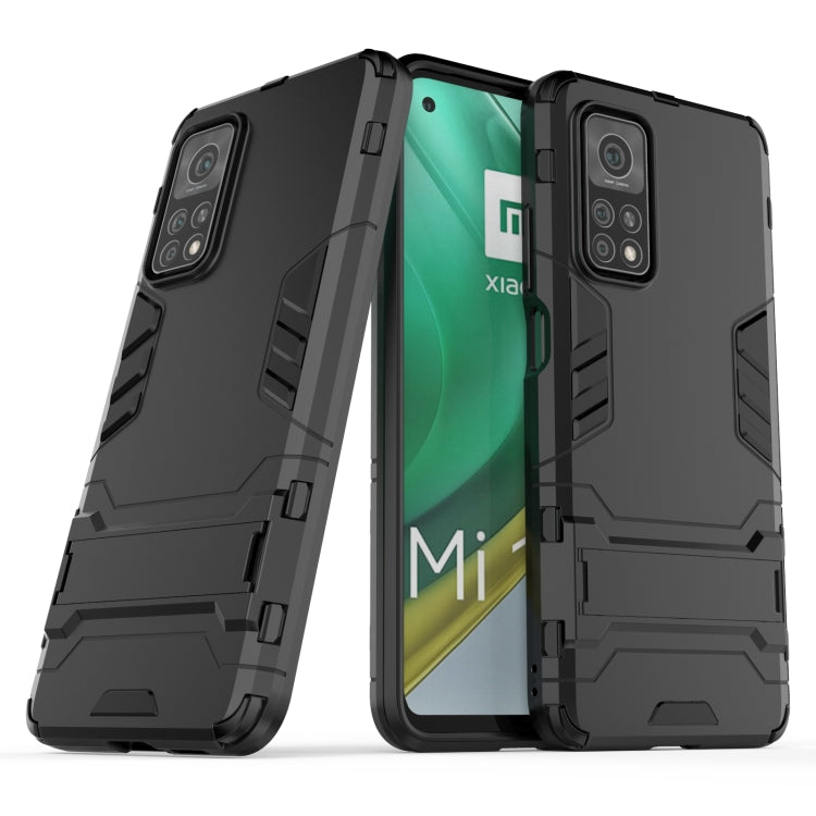 PC + TPU Shockproof Protective Case with Holder, For vivo V20, For Xiaomi MI 10T Pro