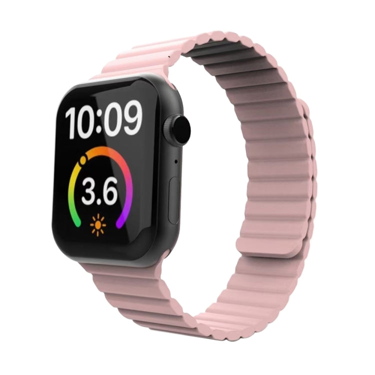 Magnetic Loop Watchband For Apple Watch Series 6 & SE & 5 & 4 40mm / 3 & 2 & 1 38mm, For Apple Watch Series 8&7 41mm / SE 2&6&SE&5&4 40mm / 3&2&1 38mm, For Apple Watch Series 7 41mm / 6 & SE & 5 & 4 40mm / 3 & 2 & 1 38mm