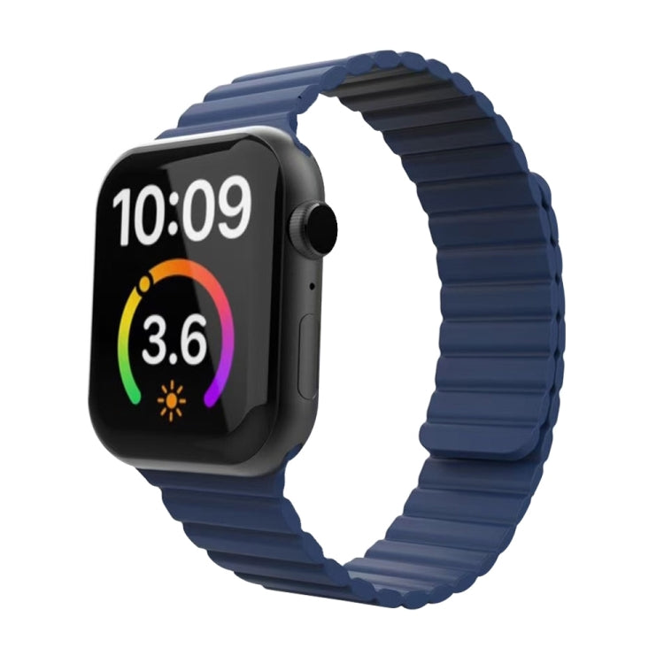 Magnetic Loop Watchband For Apple Watch Series 6 & SE & 5 & 4 40mm / 3 & 2 & 1 38mm, For Apple Watch Series 8&7 41mm / SE 2&6&SE&5&4 40mm / 3&2&1 38mm, For Apple Watch Series 7 41mm / 6 & SE & 5 & 4 40mm / 3 & 2 & 1 38mm