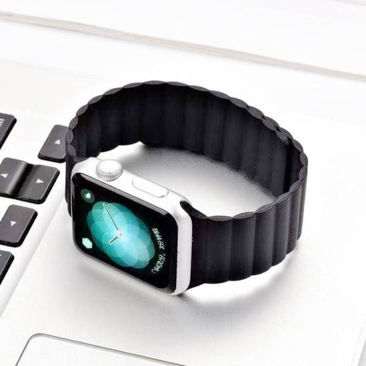 Magnetic Loop Watchband For Apple Watch Series 6 & SE & 5 & 4 40mm / 3 & 2 & 1 38mm, For Apple Watch Series 8&7 41mm / SE 2&6&SE&5&4 40mm / 3&2&1 38mm, For Apple Watch Series 7 41mm / 6 & SE & 5 & 4 40mm / 3 & 2 & 1 38mm