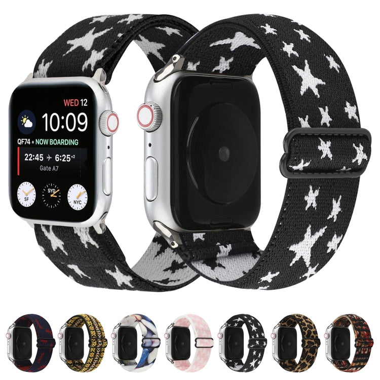 Ethnic Style Buckle Watchband For Apple Watch Series 6 &amp; SE &amp; 5 &amp; 4 40mm / 3 &amp; 2 &amp; 1 38mm, For Apple Watch Series 7 41mm / 6 &amp; SE &amp; 5 &amp; 4 40mm / 3 &amp; 2 &amp; 1 38mm