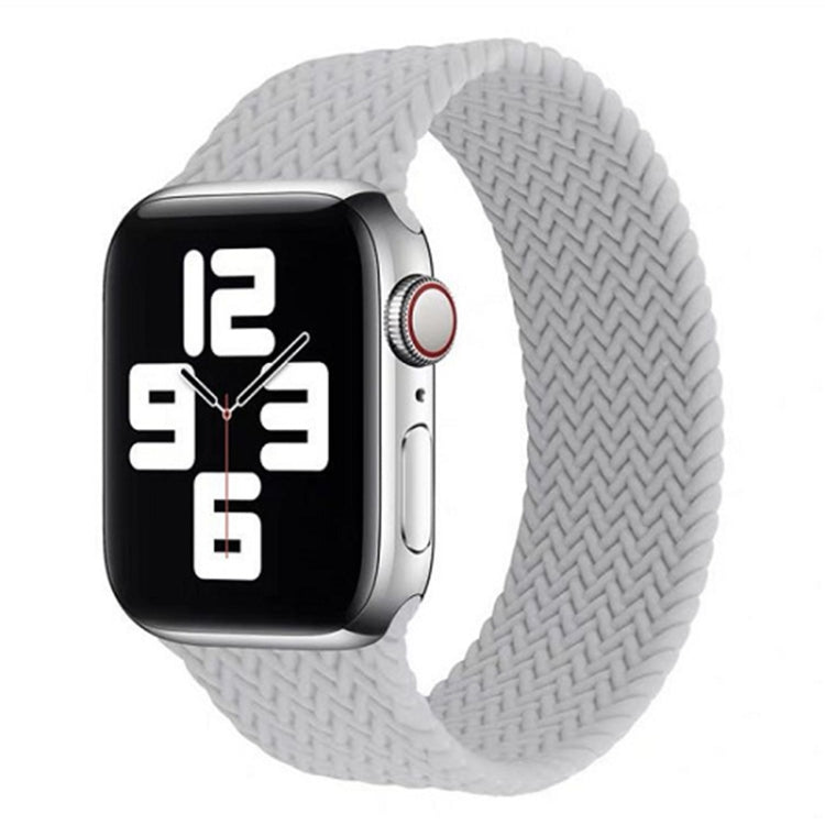 Single-turn Woven Pattern Silicone Watchband For Apple Watch Series 6 &amp; SE &amp; 5 &amp; 4 40mm / 3 &amp; 2 &amp; 1 38mm, S, M, L