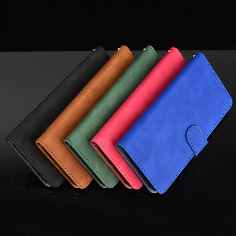 Solid Color Skin Feel Magnetic Buckle Horizontal Flip Calf Texture PU Leather Case with Holder & Card Slots & Wallet, For LG K42, For LG Wing 5G, For OPPO Realme V5 / Realme Q2, For Wiko View5 Plus, For Huawei P Smart 2021 / Y7A