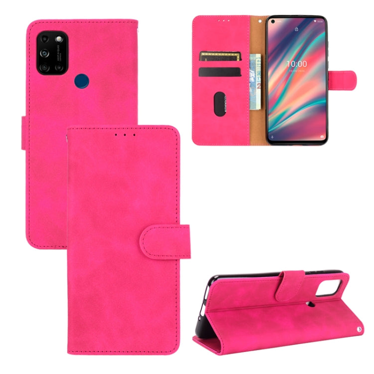 Solid Color Skin Feel Magnetic Buckle Horizontal Flip Calf Texture PU Leather Case with Holder & Card Slots & Wallet, For LG K42, For LG Wing 5G, For OPPO Realme V5 / Realme Q2, For Wiko View5 Plus, For Huawei P Smart 2021 / Y7A