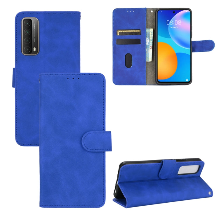 Solid Color Skin Feel Magnetic Buckle Horizontal Flip Calf Texture PU Leather Case with Holder & Card Slots & Wallet, For LG K42, For LG Wing 5G, For OPPO Realme V5 / Realme Q2, For Wiko View5 Plus, For Huawei P Smart 2021 / Y7A