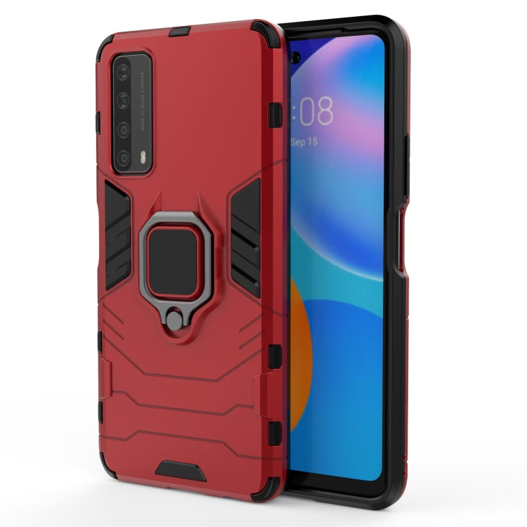 PC + TPU Shockproof Protective Case with Magnetic Ring Holder, For OnePlus Nord N10 5G, For OnePlus Nord N100, For OPPO A15, For Huawei nova 8 SE, For Huawei P Smart (2021), For Samsung Galaxy S30+, For Samsung Galaxy S30 Ultra, For Samsung Galaxy S21 5G