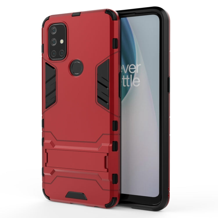 Shockproof PC + TPU Protective Case with Hidden Holder, For OnePlus Nord N10 5G, For OnePlus Nord N100, For OPPO A15, For Huawei nova 8 SE, For Samsung Galaxy S21+ 5G, For Samsung Galaxy S21 Ultra 5G, For Samsung Galaxy S21 5G