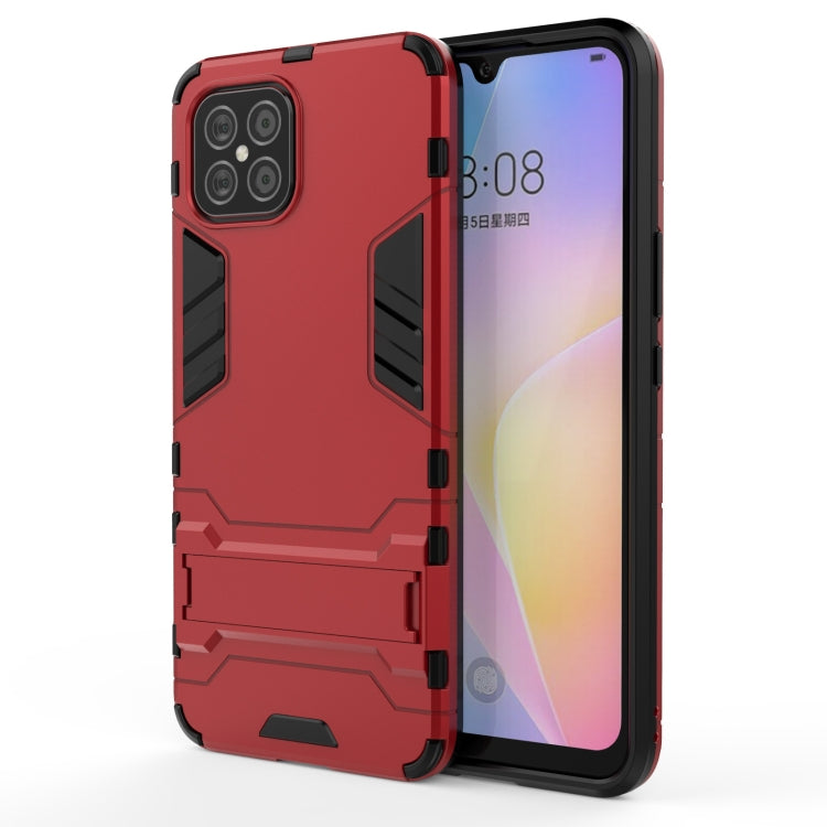 Shockproof PC + TPU Protective Case with Hidden Holder, For OnePlus Nord N10 5G, For OnePlus Nord N100, For OPPO A15, For Huawei nova 8 SE, For Samsung Galaxy S21+ 5G, For Samsung Galaxy S21 Ultra 5G, For Samsung Galaxy S21 5G