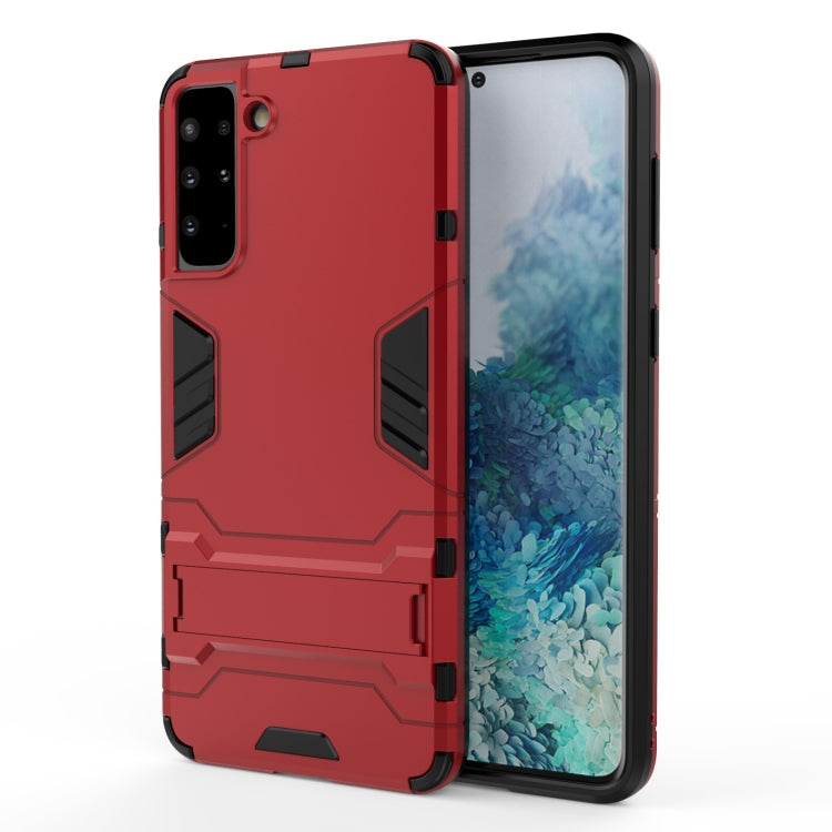 Shockproof PC + TPU Protective Case with Hidden Holder, For OnePlus Nord N10 5G, For OnePlus Nord N100, For OPPO A15, For Huawei nova 8 SE, For Samsung Galaxy S21+ 5G, For Samsung Galaxy S21 Ultra 5G, For Samsung Galaxy S21 5G