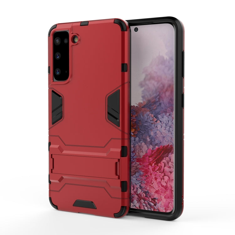 Shockproof PC + TPU Protective Case with Hidden Holder, For OnePlus Nord N10 5G, For OnePlus Nord N100, For OPPO A15, For Huawei nova 8 SE, For Samsung Galaxy S21+ 5G, For Samsung Galaxy S21 Ultra 5G, For Samsung Galaxy S21 5G