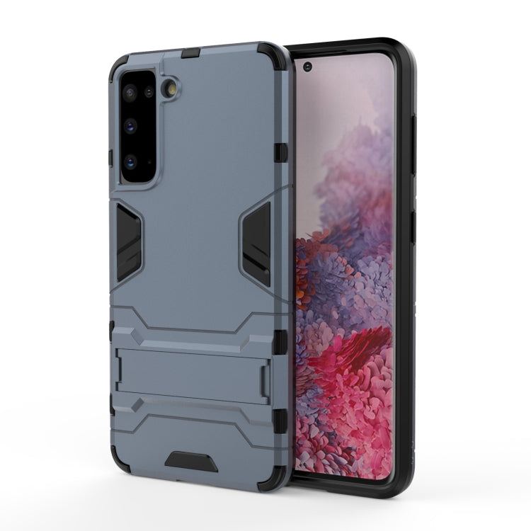 Shockproof PC + TPU Protective Case with Hidden Holder, For OnePlus Nord N10 5G, For OnePlus Nord N100, For OPPO A15, For Huawei nova 8 SE, For Samsung Galaxy S21+ 5G, For Samsung Galaxy S21 Ultra 5G, For Samsung Galaxy S21 5G