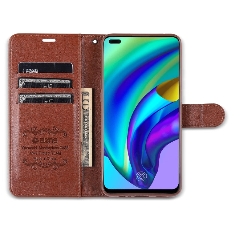 AZNS Sheepskin Texture Horizontal Flip Leather Case with Holder & Card Slots & Wallet, For OPPO F17 Pro / A93, For OPPO Realme 7 4G