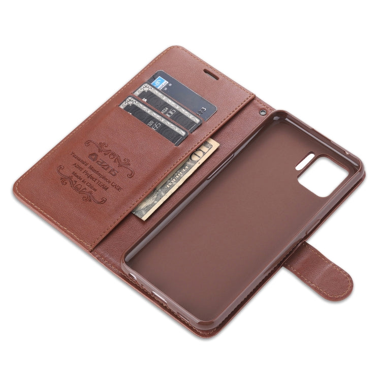 AZNS Sheepskin Texture Horizontal Flip Leather Case with Holder &amp; Card Slots &amp; Wallet, For OPPO F17 Pro / A93, For OPPO Realme 7 4G