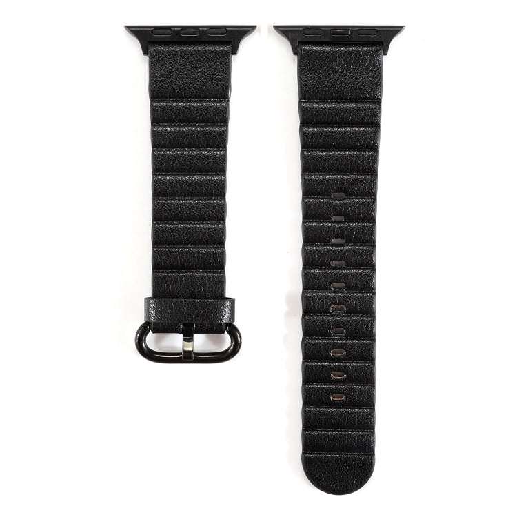 Loop Stripes Replacement Strap Watchband with Iron Buckle, For Apple Watch Series 7 41mm / &amp; 6 &amp; SE &amp; 5 &amp; 4 40mm, For Apple Watch Series 7 45mm / &amp; 6 &amp; SE &amp; 5 &amp; 4 44mm