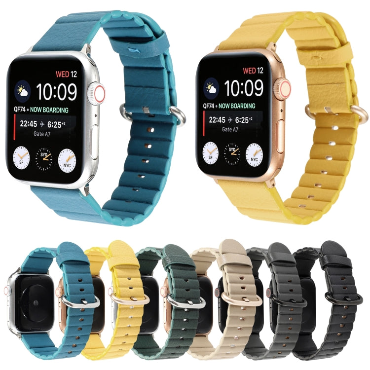 Loop Stripes Replacement Strap Watchband with Iron Buckle, For Apple Watch Series 7 41mm / &amp; 6 &amp; SE &amp; 5 &amp; 4 40mm, For Apple Watch Series 7 45mm / &amp; 6 &amp; SE &amp; 5 &amp; 4 44mm