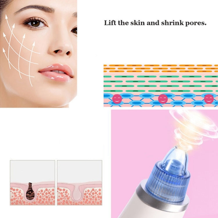 5W 1A Multi-function Blackhead Extractor Pore Cleanser with Four Probes