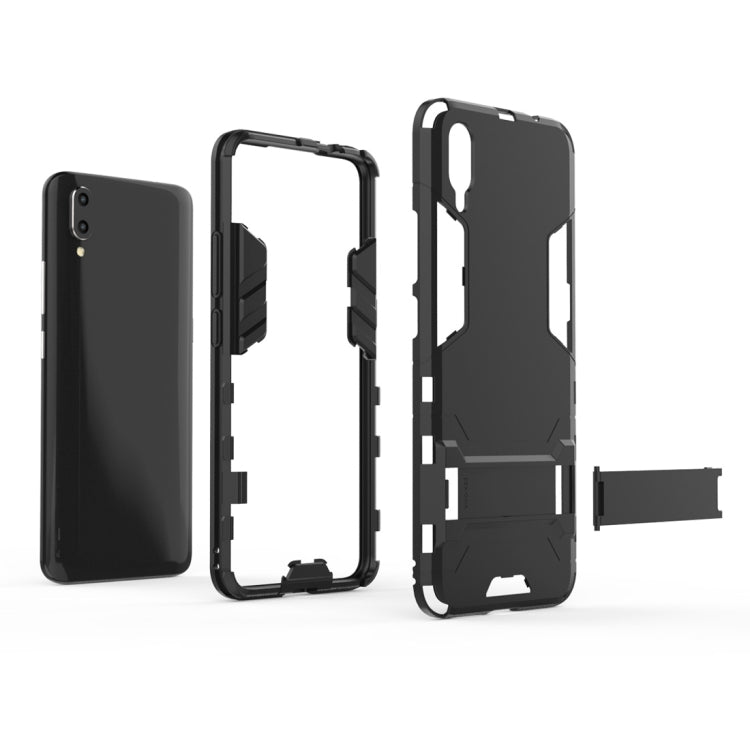 Shockproof PC + TPU Case for Vivo X23, with Holder, For Vivo X23