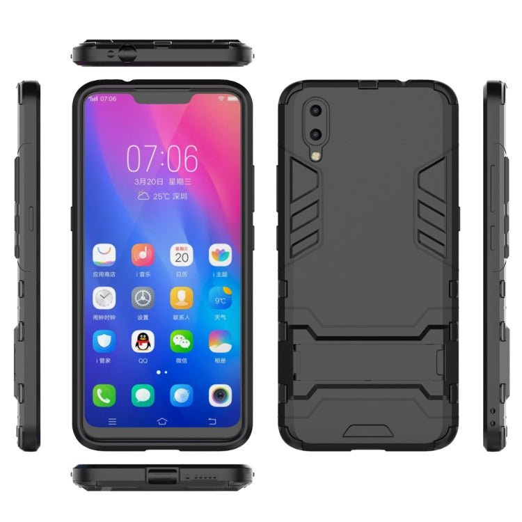 Shockproof PC + TPU Case for Vivo X23, with Holder, For Vivo X23