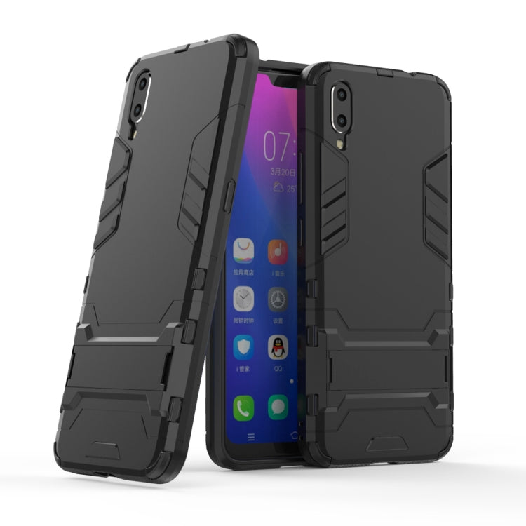 Shockproof PC + TPU Case for Vivo X23, with Holder, For Vivo X23