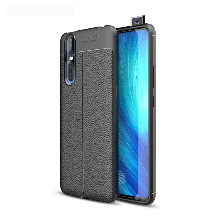 Litchi Texture TPU Shockproof Case for Vivo X27, For Vivo X27