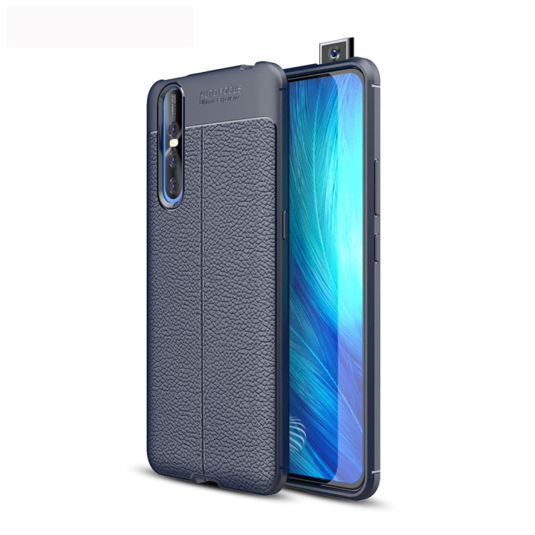 Litchi Texture TPU Shockproof Case for Vivo X27, For Vivo X27