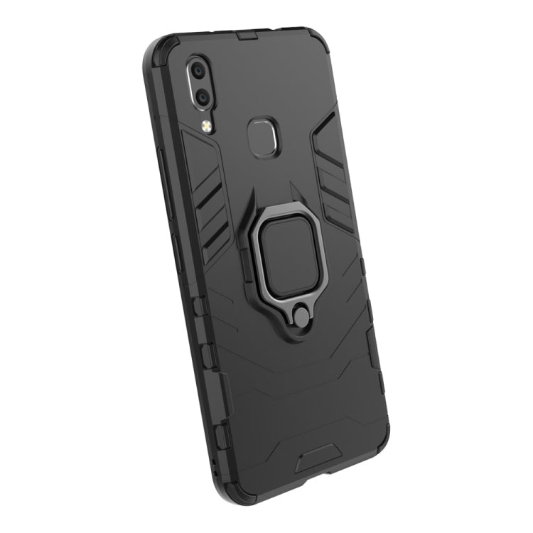 PC + TPU Shockproof Protective Case for Vivo X21, with Magnetic Ring Holder, For Vivo X21