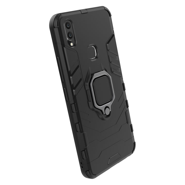 PC + TPU Shockproof Protective Case for Vivo V9, with Magnetic Ring Holder, For Vivo V9