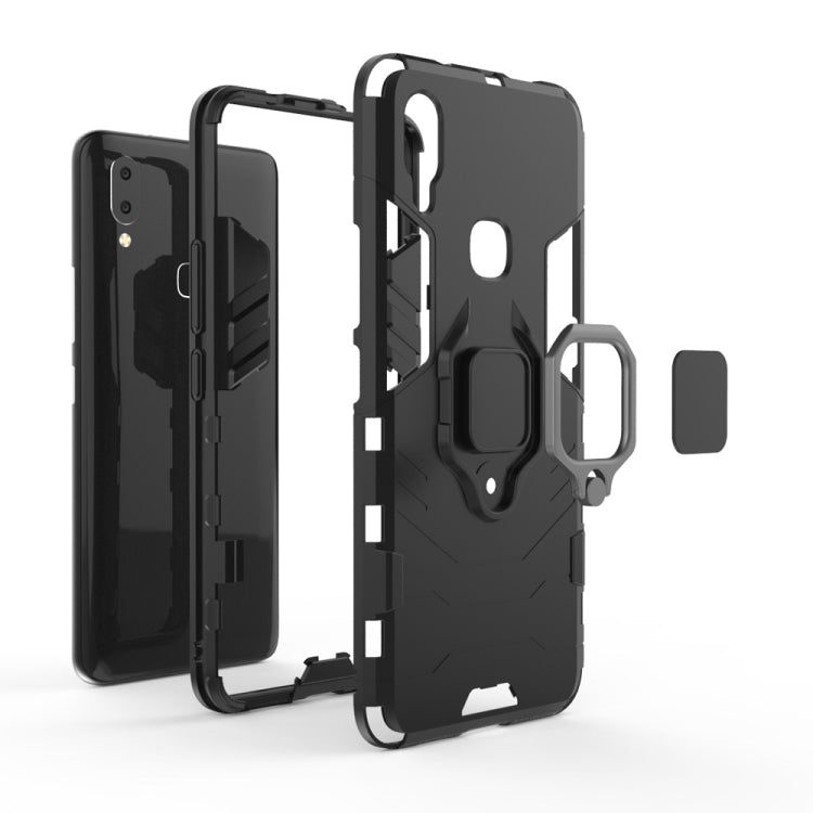 PC + TPU Shockproof Protective Case for Vivo NEX A, with Magnetic Ring Holder, For Vivo NEX A