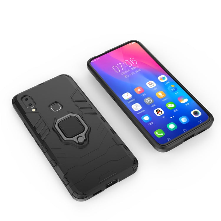 PC + TPU Shockproof Protective Case for Vivo NEX A, with Magnetic Ring Holder, For Vivo NEX A