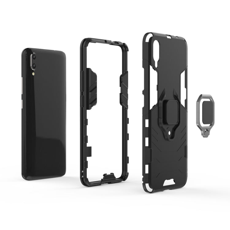 PC + TPU Shockproof Protective Case for Vivo X23, with Magnetic Ring Holder, For Vivo X23