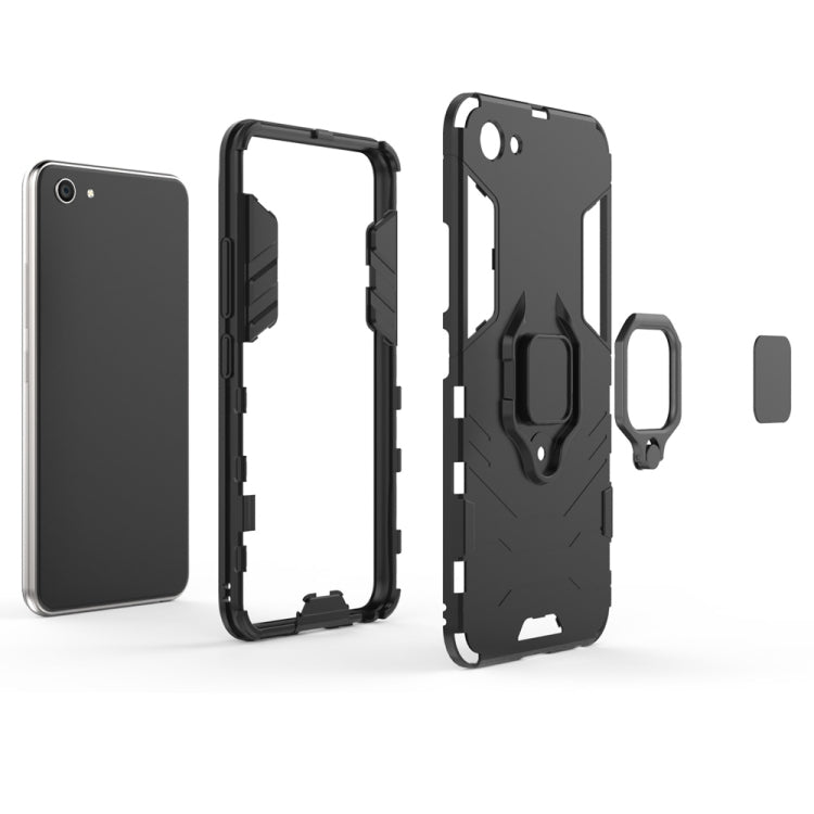 PC + TPU Shockproof Protective Case for Vivo Y83, with Magnetic Ring Holder, For Vivo Y83