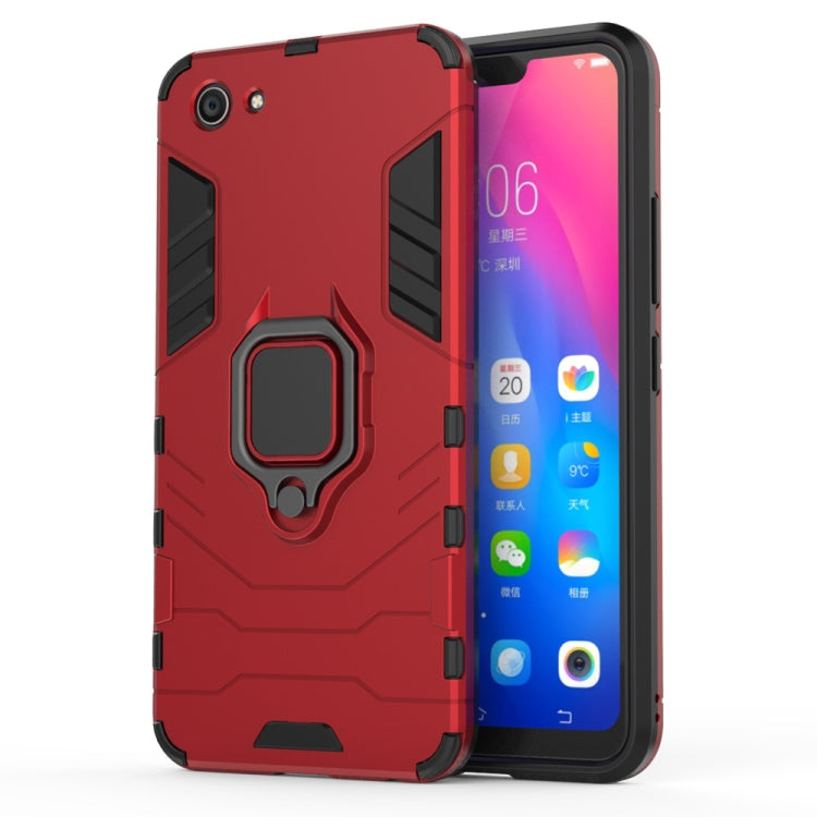 PC + TPU Shockproof Protective Case for Vivo Y83, with Magnetic Ring Holder, For Vivo Y83