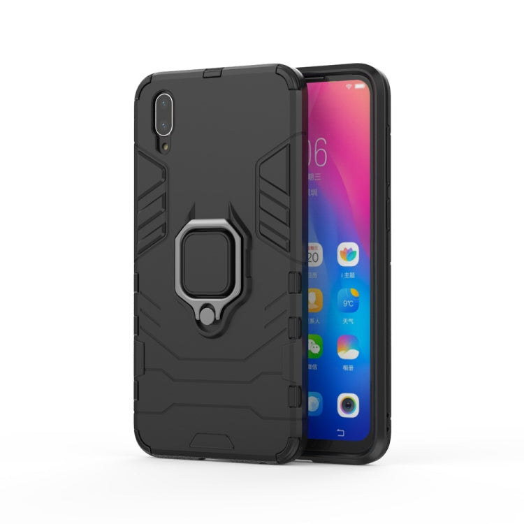 PC + TPU Shockproof Protective Case for Vivo Y97, with Magnetic Ring Holder, For Vivo Y97