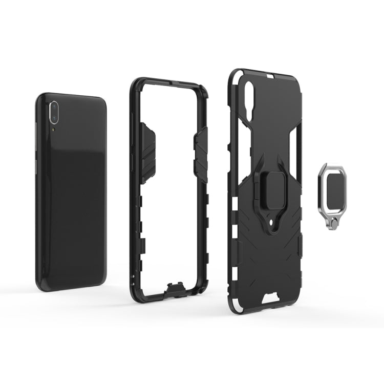 PC + TPU Shockproof Protective Case for Vivo Y97, with Magnetic Ring Holder, For Vivo Y97