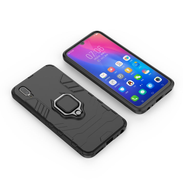 PC + TPU Shockproof Protective Case for Vivo Y97, with Magnetic Ring Holder, For Vivo Y97