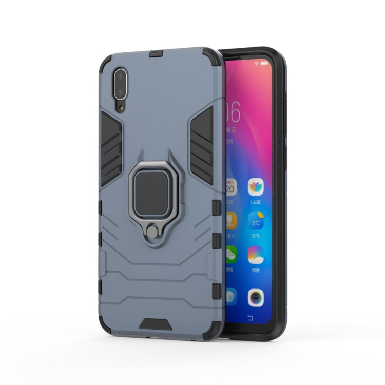 PC + TPU Shockproof Protective Case for Vivo Y97, with Magnetic Ring Holder, For Vivo Y97