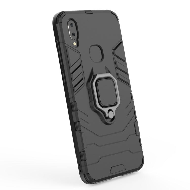 PC + TPU Shockproof Protective Case for Vivo V11i, with Magnetic Ring Holder, For Vivo V11i