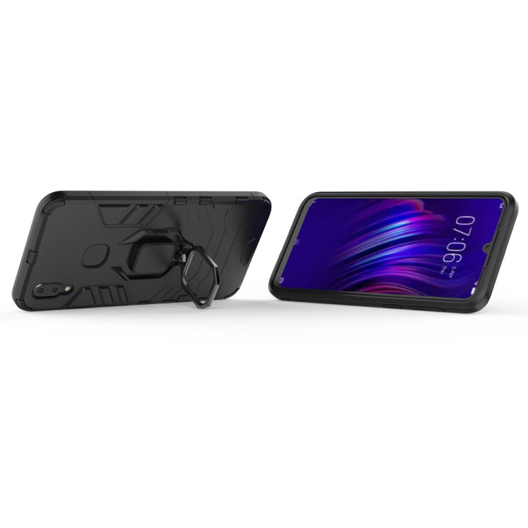 PC + TPU Shockproof Protective Case for Vivo V11i, with Magnetic Ring Holder, For Vivo V11i