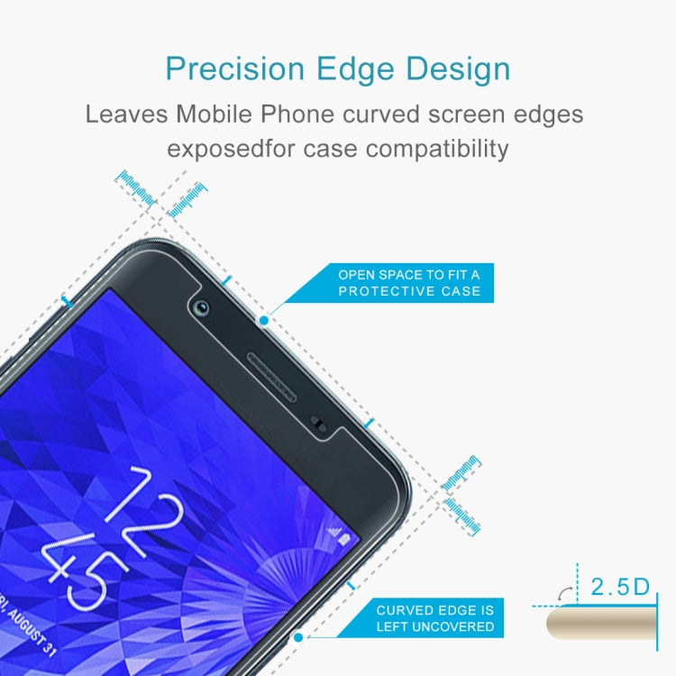 9H 2.5D Tempered Glass Film for Galaxy J7 (2018), For Galaxy J7 (2018)