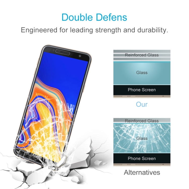 0.26mm 9H Surface Hardness 2.5D Curved Edge Tempered Glass Film for Galaxy J4+ / J6+, For Galaxy J4+ / J6+