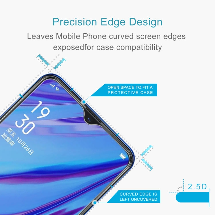 50 PCS 2.5D Non-Full Screen Tempered Glass Film for OPPO A9 2020 / A56 5G, For OPPO A9 2020