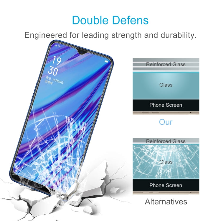 50 PCS 2.5D Non-Full Screen Tempered Glass Film for OPPO A9 2020 / A56 5G, For OPPO A9 2020