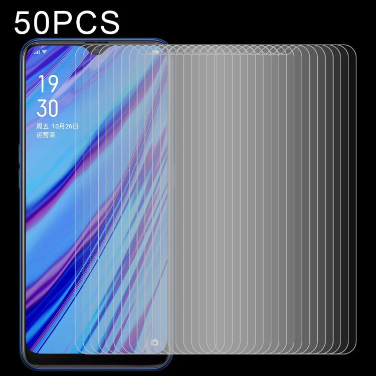 50 PCS 2.5D Non-Full Screen Tempered Glass Film for OPPO A9 2020 / A56 5G, For OPPO A9 2020