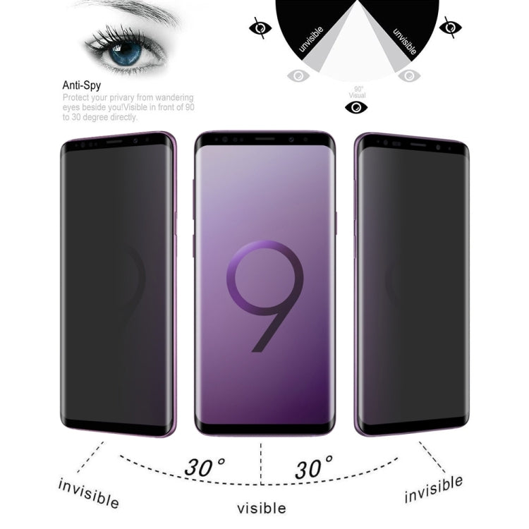 UV Full Cover Anti-spy Tempered Glass Film for Galaxy S9+, For Galaxy S9+ (1 PC)