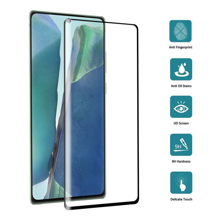 For Samsung Galaxy Note20 25 PCS 3D Curved Edge Full Screen Tempered Glass Film