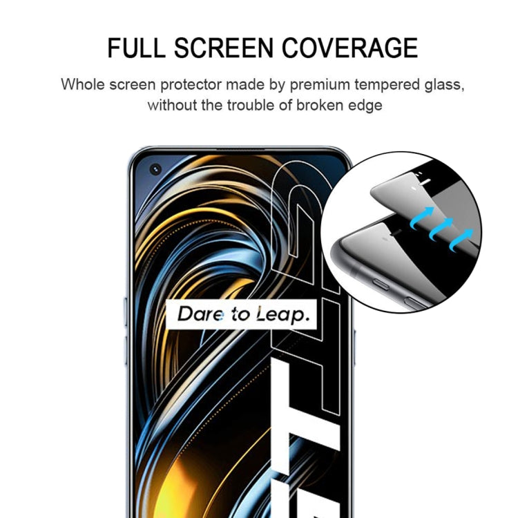 For OPPO Realme GT 5G / Realme GT Master Full Glue Full Cover Screen Protector Tempered Glass Film