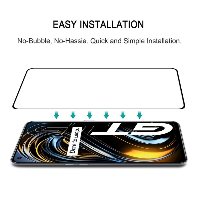 For OPPO Realme GT 5G / Realme GT Master Full Glue Full Cover Screen Protector Tempered Glass Film