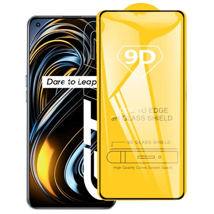For OPPO Realme GT 5G / Realme GT Master 9D Full Glue Full Screen Tempered Glass Film, For OPPO Realme GT 5G / Realme GT Master (1 PCS)