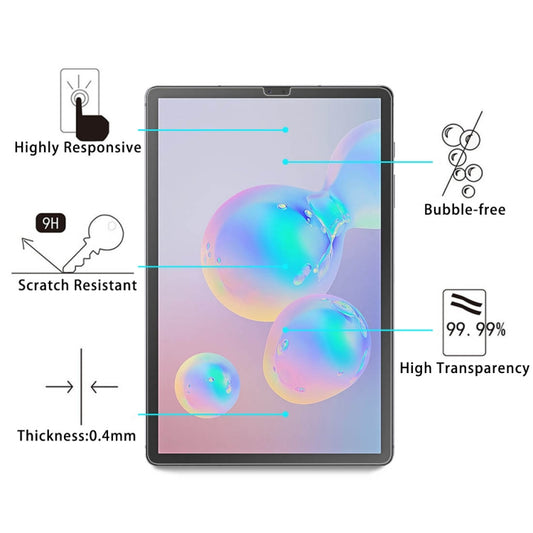 0.4mm 9H Explosion-proof Tempered Glass Film for Galaxy Tab A 8.0 2019 / T295 / T290, For Galaxy Tab A 8.0 2019