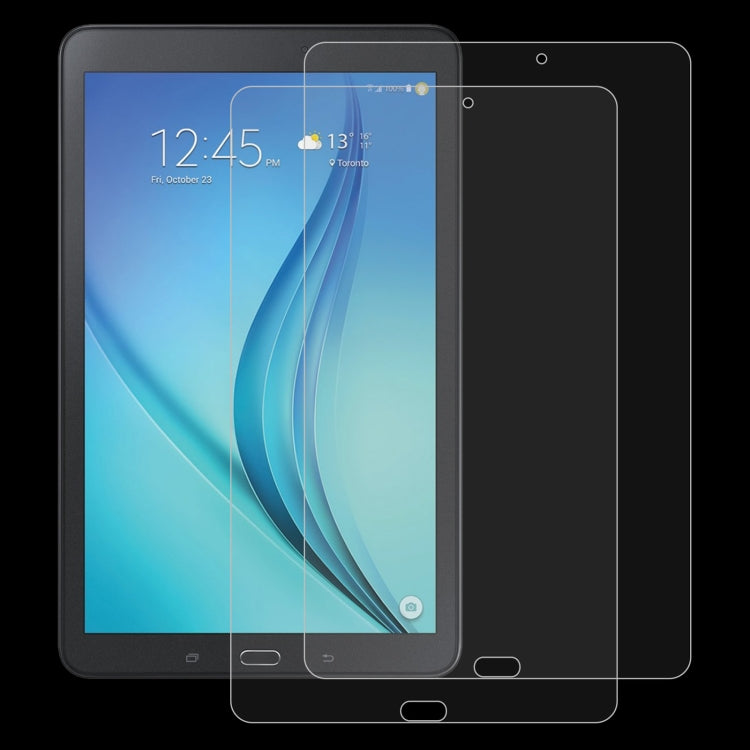 For Samsung Galaxy Tab E 9.6 2 PCS 9H HD Explosion-proof Tempered Glass Film, For Samsung Galaxy Tab E 9.6